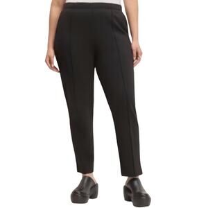 Everlane The Dream Pant Tapered Leg Slim Fit Pull On Stretch Pintuck Black Small